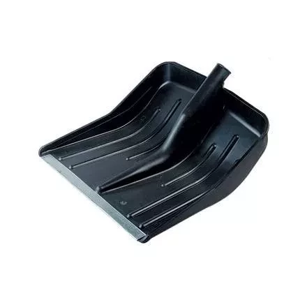 Лопата снеговая 400 х 420 мм без черенка пластмассовая металлическая окантовка  СИБРТЕХ Россия 61430 купить в Перми