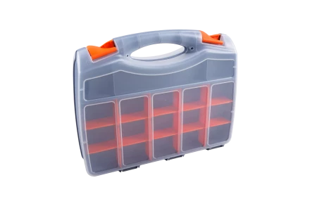 Ящик-органайзер пластиковый двусторонний Кратон 380 мм 2 14 01 016 купить в Перми