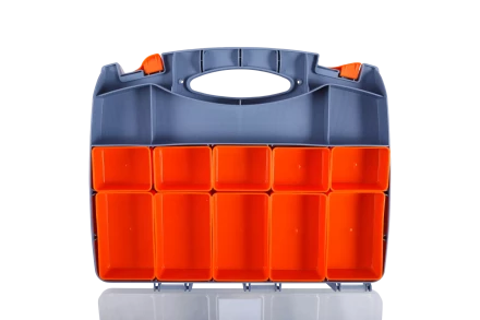 Ящик-органайзер пластиковый двусторонний Кратон 380 мм 2 14 01 016 купить в Перми