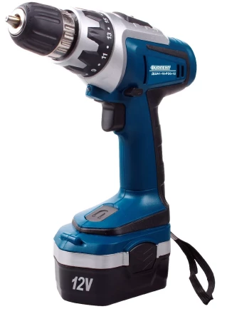 Дрель-шуруповерт аккумуляторная Фиолент ДША1-10-РЭ3-12 В купить в Перми