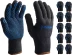 ЗУБР МАСТЕР, L-XL, полушерстяные перчатки с точечным ПВХ покрытием, утеплённые, противоскользящие, 7 класс, 10 пар (11462-H10) купить в Перми