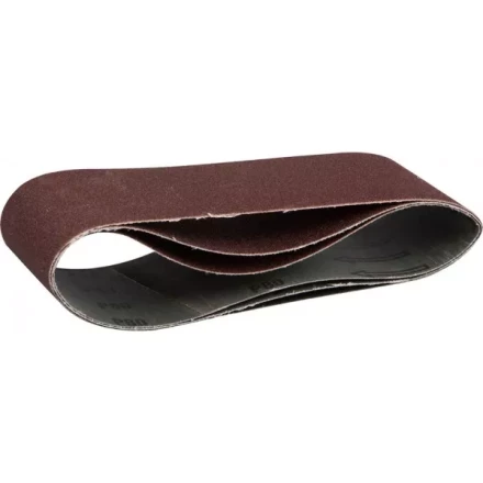 Лента шлифовальная бесконечная ЗУБР &quot;МАСТЕР&quot; на тканевой основе, для ЛШМ, P80, 75х457мм, 3шт 35541-080 купить в Перми