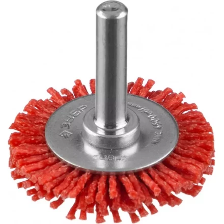 ЗУБР &quot;ПРОФЕССИОНАЛ&quot;. Щетка дисковая для дрели, нейлоновая проволока с абразивным покрытием, 38мм 35161-038_z02 купить в Перми