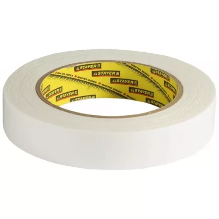 Двухсторонняя клейкая лента на вспененной основе, STAYER Professional 12231-25-05, белая, 25мм х 5м 12231-25-05 купить в Перми