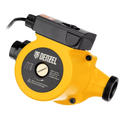 Циркуляционный насос CP25-8, напор 8 м, 130 л/мин, 1 м кабель, монт. длина 180 мм Denzel 99412 купить в Перми