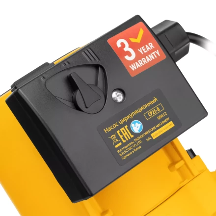 Циркуляционный насос CP25-8, напор 8 м, 130 л/мин, 1 м кабель, монт. длина 180 мм Denzel 99412 купить в Перми