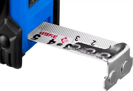 Рулетка ЗУБР &quot;НЕЙЛОН&quot;, нейлоновое покрытие, упрочненное полотно, ударопрочный обрезиненный корпус, 10м/25мм 34056-10-25_z01 купить в Перми