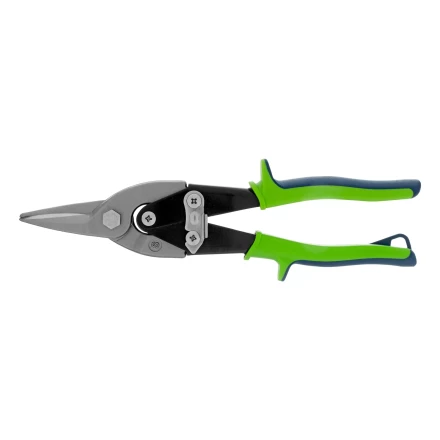 Ножницы по металлу, Сибртех 250 мм, прямой рез, сталь С55, двухкомпонентные рукоятки, 78336 купить в Перми