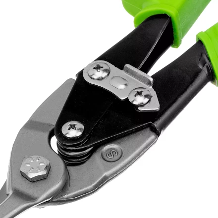 Ножницы по металлу, Сибртех 250 мм, прямой рез, сталь С55, двухкомпонентные рукоятки, 78336 купить в Перми