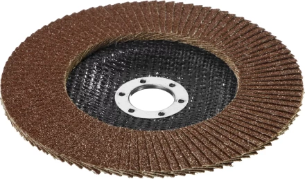 Круг шлифовальный STAYER &quot;PROFI&quot; лепестковый торцевой, зерно-электрокорунд нормальный, тип КЛТ 1, P40, 125х22,2мм 36581-125-040 купить в Перми