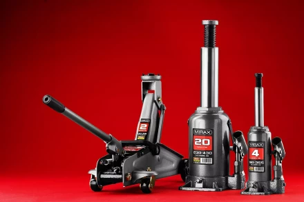 Домкрат гидравлический подкатной, 2т, 130-315мм, MIRAX 43252-2 43252-2 купить в Перми