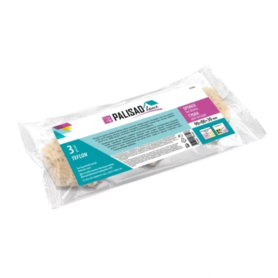 Губки для посуды TEFLON, 90 x 80 x 30 мм, 3 шт., Home Palisad 923565