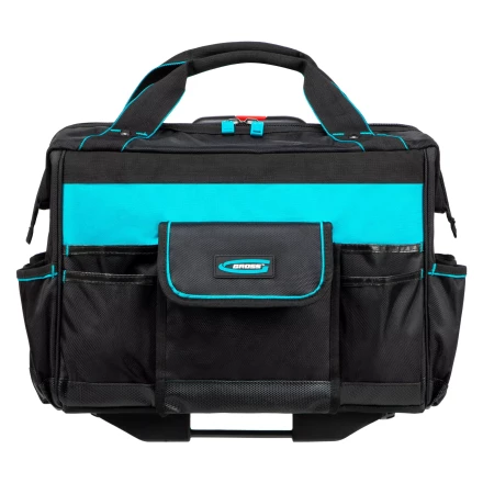 Сумка для инструмента Gross 90277, 460х240х340мм, выдвижная рукоятка, колеса купить в Перми