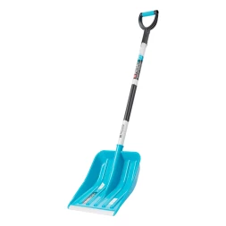 Лопата для уборки снега Palisad 61776, полипропилен, 350х405х1300мм, алюминиевый черенок, ПВХ накладка, LUXE