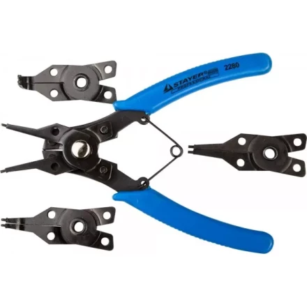 Съемник STAYER &quot;MASTER&quot; стопорных колец, в наборе с 4 насадками 2280 купить в Перми