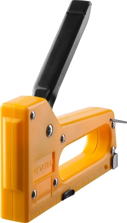 Степлер &quot;A 53&quot;, пластиковый корпус, для тонкой скобы тип 53 (4-8 мм), STAYER Master 3140_z01 купить в Перми