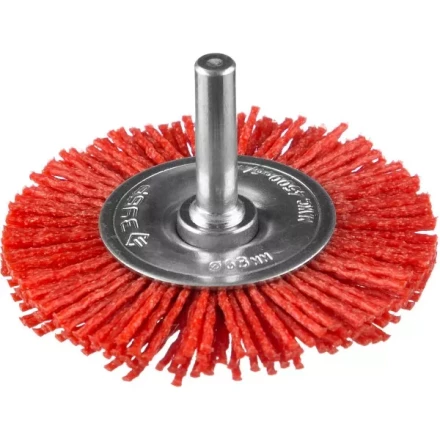 ЗУБР &quot;ПРОФЕССИОНАЛ&quot;. Щетка дисковая для дрели, нейлоновая проволока с абразивным покрытием, 63мм 35161-063_z02 купить в Перми
