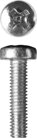 Винт ЗУБР &quot;МАСТЕР&quot; DIN 7985, класс прочности 4.8, оцинкованный, M3x16мм, 5кг 303150-03-016 купить в Перми