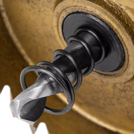 Коронка по металлу HSS, 55 мм, нитридтитановое покрытие Denzel 724118 купить в Перми