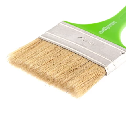 Кисть флейцевая &quot;Евро&quot;, 75 x 8, натуральная щетина, пластиковая ручка Сибртех 83303 купить в Перми