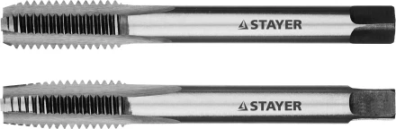 Комплект метчиков STAYER &quot;MASTER&quot;, сталь 9ХС, М10х1,5, 2 шт 28025-10-1.5-H2 купить в Перми