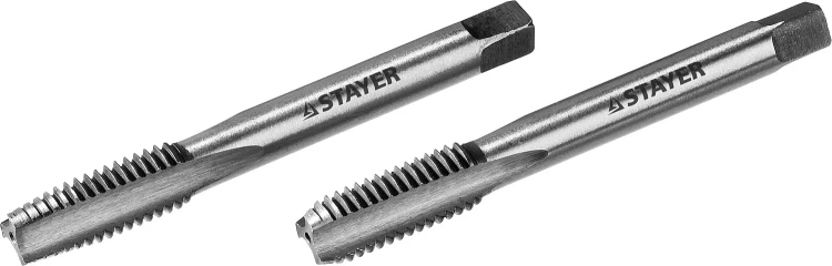 Комплект метчиков STAYER "MASTER", сталь 9ХС, М10х1,5, 2 шт 28025-10-1.5-H2 купить в Перми