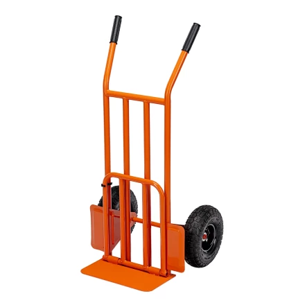 Тележка ручная 2-х колесная Сибртех 69301, облегченная, г/п 150кг, откидная платформа 430х355мм купить в Перми