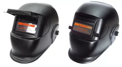 Маска сварщика BLACK GLASS с поднимающимся светофильтром DIN12 Aurora купить в Перми