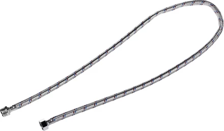 Подводка гибкая ЗУБР для воды, оплетка из нержавеющей стали, г/ш 1/2&quot; - 1,2м 51005-G/S-120 купить в Перми