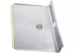 Лопата тротуарная 600х400 1,5 мм без черенка алюминиевая металлическая окантовка СИБРТЕХ 61541