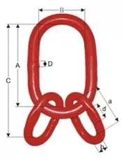 Строп цепной четырехветвевой 4СЦ 6.7 т L=3.5 м 8 кл купить в Перми
