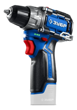 ЗУБР КОМПАКТ #1 , 12 В, 45 Н·м, без АКБ (тип Т7), дрель-шуруповерт, BRUSHLESS, Профессионал (DB-121) купить в Перми