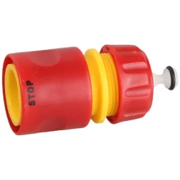 Соединитель с автостопом GRINDA из ударопрочной пластмассы, 1/2" 8-426329_z01