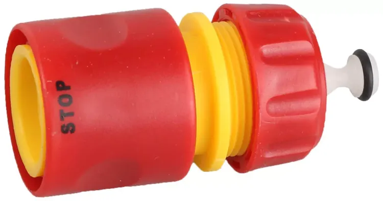Соединитель с автостопом GRINDA из ударопрочной пластмассы, 1/2" 8-426329_z01 купить в Перми