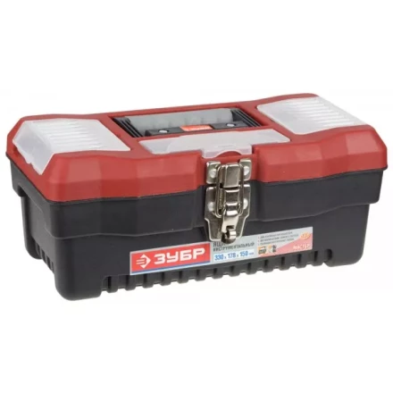 Ящик ЗУБР &quot;МАСТЕР&quot; пластмассовый для инструмента, 33x17,8x15см, 13&quot; 38321_z01 купить в Перми