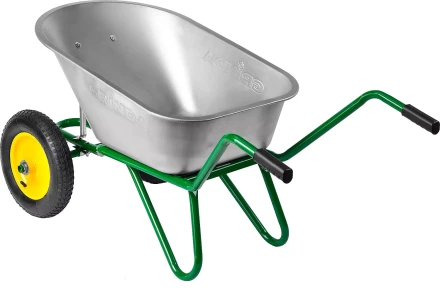 Тачка GRINDA садово-строительная двухколесная, 90 л, грузоподъемность 180 кг 422397_z01 купить в Перми
