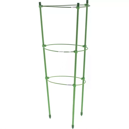 Поддержка для растений круглая h 120 см металл в пластике 4 кольца PALISAD 644035 купить в Перми
