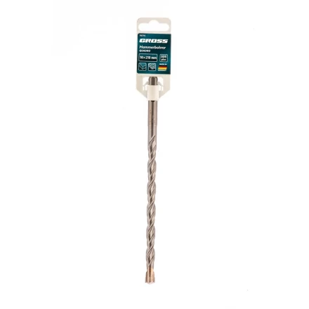 Бур по бетону QUADRO 10 x 210 мм SDS PLUS Gross 70774 купить в Перми