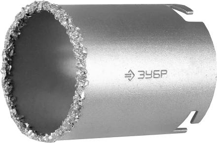 ЗУБР 83 мм, L 55 мм, карбид вольфрама, кольцевая коронка (33350-83) купить в Перми