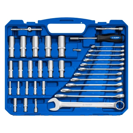 ЗУБР А-216, 216 предм., (1/2+ 3/8+ 1/4), универсальный набор инструмента, Профессионал (27674-H216) купить в Перми