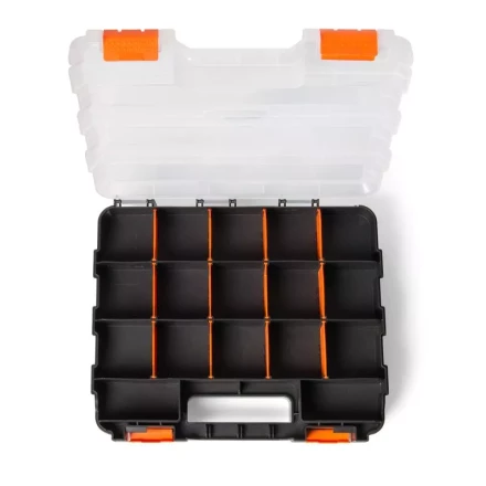 Кейс-органайзер двухсторонний с 10 отделениями, серия «ПРОФИ» КВТ купить в Перми