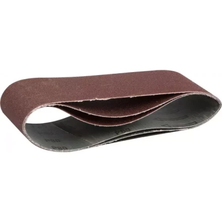 Лента шлифовальная бесконечная ЗУБР &quot;МАСТЕР&quot; на тканевой основе, для ЛШМ, P80, 75х533мм, 3шт 35542-080 купить в Перми