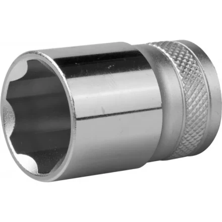 Торцовая головка KRAFTOOL &quot;INDUSTRIE QUALITAT&quot;, Cr-V, SUPER-LOCK, хромосатинированная, 1/2&quot;, 21 мм 27801-21_z01 купить в Перми