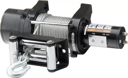Лебедка автомобильная электрическая 4.5 т 12 В  DENZEL 520505 купить в Перми