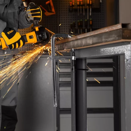 Струбцина Denzel F-образная, 100x300мм, кованая 20470 купить в Перми