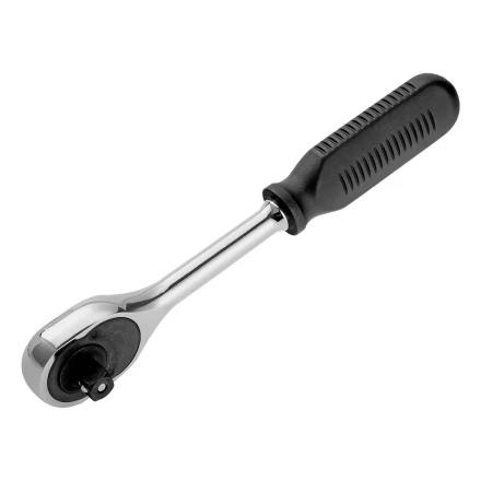 Ключ-трещотка 1/2&quot;, 45 зубьев, с быстрым сбросом, CrV, хром// Сибртех 14004 купить в Перми