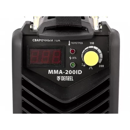 Аппарат инверторно дуговой сварки DENZEL ММА-220ID 94348 купить в Перми