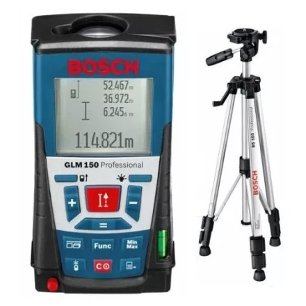 Лазерный дальномер Bosch GLM 250 + штатив BS 150 купить в Перми