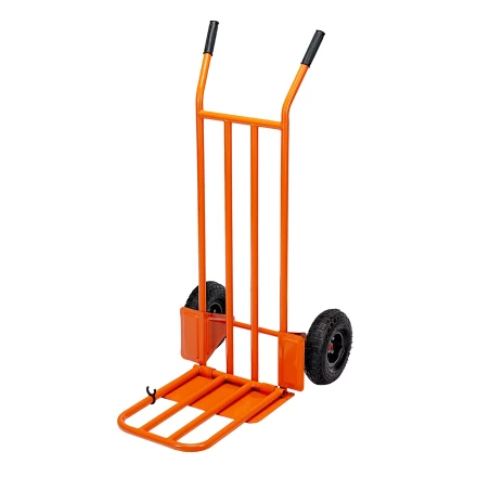 Тележка ручная 2-х колесная Сибртех 69302, усиленная, г/п 250кг, откидная платформа 530х400мм купить в Перми