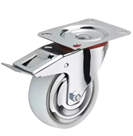 Колесо поворотное полипропилен SRCnb 55 125 мм с тормозом (F) 1041610 купить в Перми